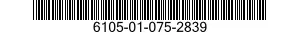 6105-01-075-2839 MOTOR,DIRECT CURRENT 6105010752839 010752839