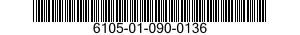 6105-01-090-0136  6105010900136 010900136