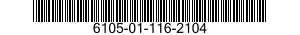 6105-01-116-2104 COMMUTATOR 6105011162104 011162104