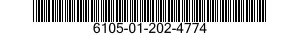 6105-01-202-4774 MOTOR 6105012024774 012024774