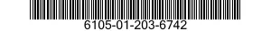 6105-01-203-6742 MOTOR,CONTROL 6105012036742 012036742