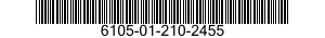 6105-01-210-2455 MOTOR,ALTERNATING CURRENT 6105012102455 012102455