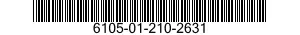 6105-01-210-2631 MOTOR,ALTERNATING CURRENT 6105012102631 012102631