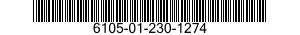 6105-01-230-1274 MOTOR,ALTERNATING CURRENT 6105012301274 012301274