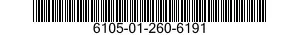 6105-01-260-6191 MOTOR,ALTERNATING CURRENT 6105012606191 012606191