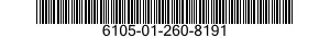 6105-01-260-8191  6105012608191 012608191