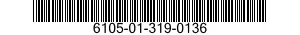 6105-01-319-0136 MOTOR,ALTERNATING CURRENT 6105013190136 013190136