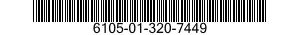 6105-01-320-7449 MOTOR,ALTERNATING CURRENT 6105013207449 013207449