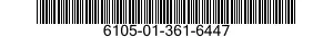 6105-01-361-6447 MOTOR,ALTERNATING CURRENT 6105013616447 013616447