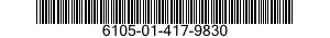 6105-01-417-9830 ROTOR ASSEMBLY 6105014179830 014179830
