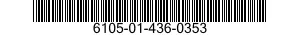 6105-01-436-0353 MOTOR,ALTERNATING CURRENT 6105014360353 014360353