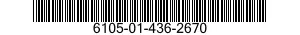 6105-01-436-2670 MOTOR,ALTERNATING CURRENT 6105014362670 014362670