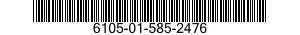 6105-01-585-2476 MOTOR,DIRECT CURRENT 6105015852476 015852476