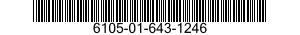 6105-01-643-1246 MOTOR,DIRECT CURRENT 6105016431246 016431246