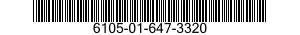 6105-01-647-3320 MOTOR,DIRECT CURRENT 6105016473320 016473320