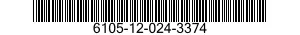 6105-12-024-3374 MOTOR,DIRECT CURRENT 6105120243374 120243374