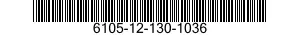 6105-12-130-1036 MOTOR,DIRECT CURRENT 6105121301036 121301036