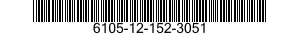 6105-12-152-3051 MOTOR-TACHOMETER GENERATOR 6105121523051 121523051