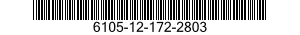 6105-12-172-2803 MOTOR,ALTERNATING CURRENT 6105121722803 121722803