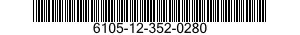 6105-12-352-0280 MOTOR,ALTERNATING CURRENT 6105123520280 123520280