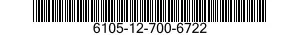 6105-12-700-6722 COMMUTATOR 6105127006722 127006722