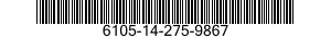 6105-14-275-9867 MOTOR,ALTERNATING CURRENT 6105142759867 142759867