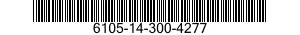 6105-14-300-4277 MOTOR,DIRECT CURRENT 6105143004277 143004277