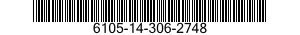 6105-14-306-2748 MOTOR,WINDSHIELD WIPER,ELECTRIC 6105143062748 143062748