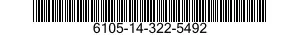 6105-14-322-5492 MOTOR,CONTROL 6105143225492 143225492