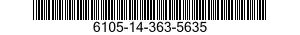 6105-14-363-5635 MOTOR,ALTERNATING CURRENT 6105143635635 143635635