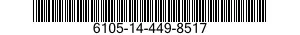 6105-14-449-8517 SUPPORT,ELECTRIC MOTOR 6105144498517 144498517