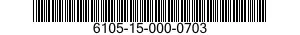 6105-15-000-0703 MOTOR,DIRECT CURRENT 6105150000703 150000703