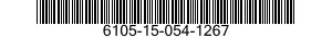 6105-15-054-1267 COMMUTATOR 6105150541267 150541267