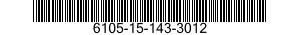 6105-15-143-3012 MOTORE ELETTRICO 6105151433012 151433012