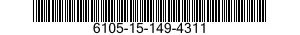 6105-15-149-4311 MOTOR,DIRECT CURRENT 6105151494311 151494311