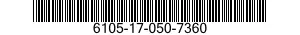 6105-17-050-7360 COMMUTATOR 6105170507360 170507360