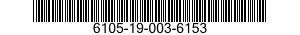 6105-19-003-6153 MOTOR,ALTERNATING CURRENT 6105190036153 190036153