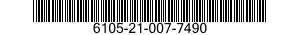 6105-21-007-7490 MOTOR,ALTERNATING CURRENT 6105210077490 210077490