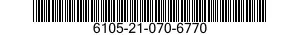 6105-21-070-6770 BOLT,U 6105210706770 210706770