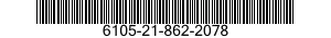 6105-21-862-2078 MOTOR,ALTERNATING CURRENT 6105218622078 218622078