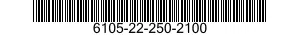 6105-22-250-2100 FRAME SECTION,STRUCTURAL,VEHICULAR 6105222502100 222502100