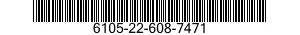 6105-22-608-7471 MOTOR,DIRECT CURRENT 6105226087471 226087471