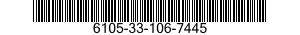 6105-33-106-7445 MOTOR,DIRECT CURRENT 6105331067445 331067445