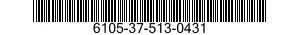 6105-37-513-0431 SUPPORT,ELECTRIC MOTOR 6105375130431 375130431