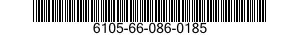 6105-66-086-0185 MOTOR,DIRECT CURRENT 6105660860185 660860185