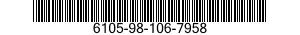 6105-98-106-7958 FAN,VANEAXIAL 6105981067958 981067958