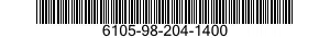 6105-98-204-1400 MOTOR,ALTERNATING CURRENT 6105982041400 982041400