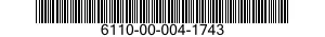 6110-00-004-1743  6110000041743 000041743