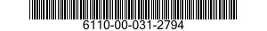 6110-00-031-2794 PILE-CARBON 6110000312794 000312794