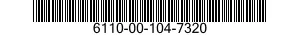 6110-00-104-7320  6110001047320 001047320